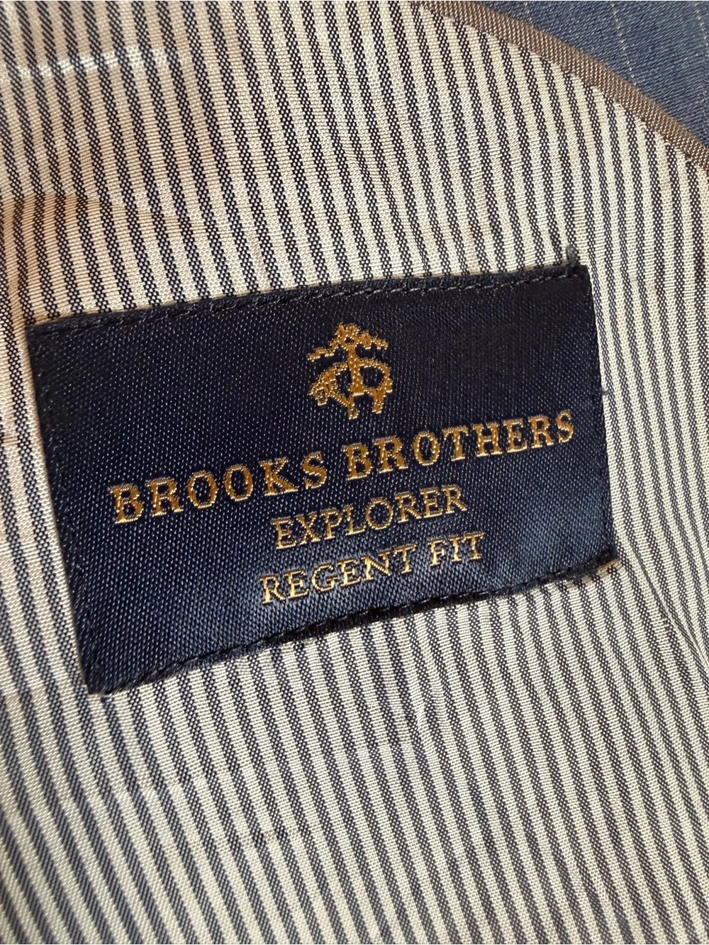 Brooks Brothers Blue Pinstripe Blazer